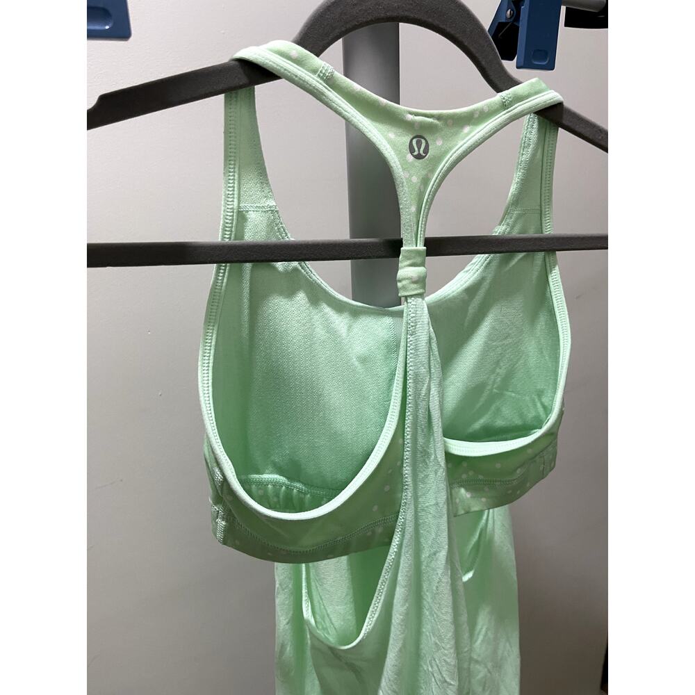 Lululemon Practice Freely Tank Size 4 Teal Mint Green Rare! - Picture 4 of 11